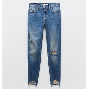 Zara Skinny Distressed Jeans